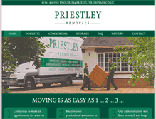Tablet Screenshot of priestleyremovals.co.uk